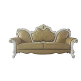 Picardy Antique Pearl & Butterscotch PU Sofa Model 58210 By ACME Furniture